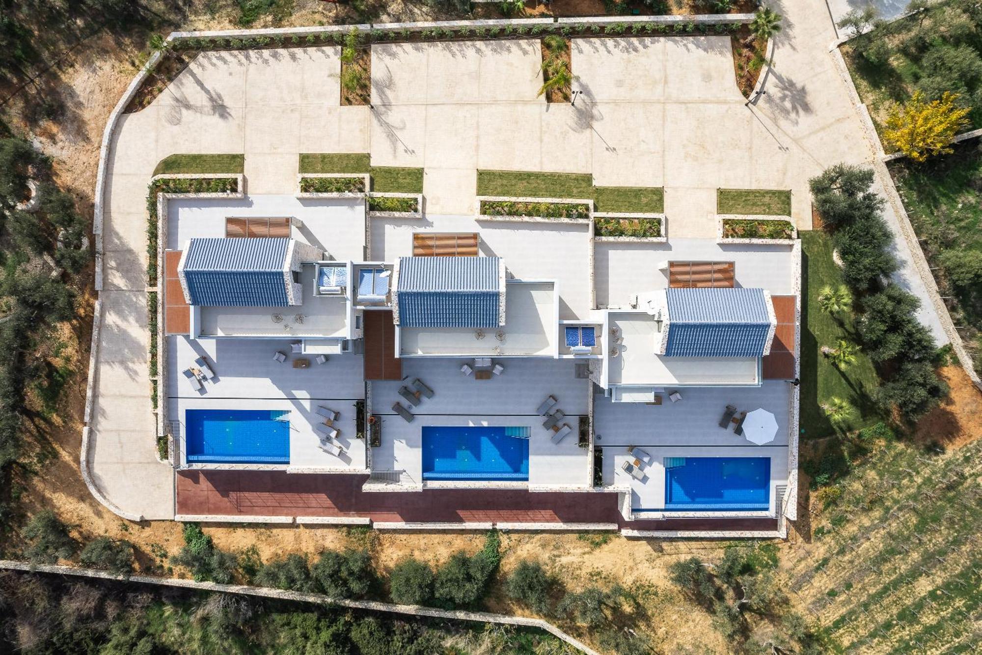 Oinolithos Luxury Villas Каламаки Экстерьер фото